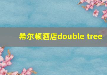 希尔顿酒店double tree